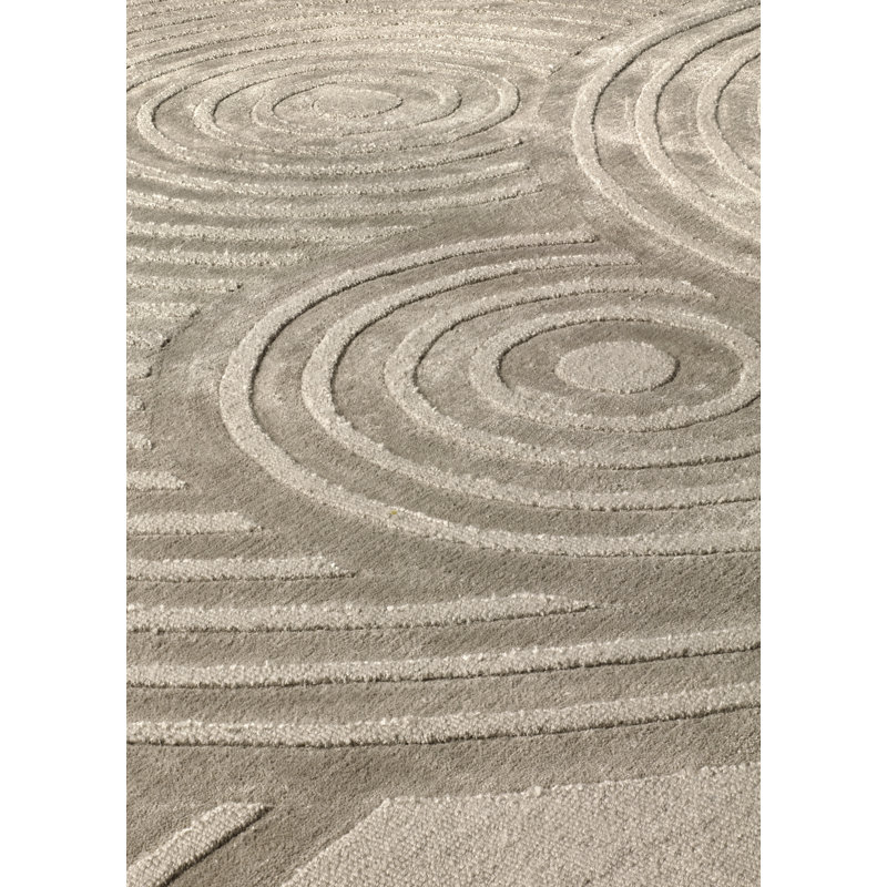Galewood Abstract Flat Weave Area Rug, Round 200  cm