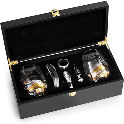 18oz. Stemless Wine Glass Set