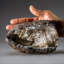 Mésolite avec géode de calcite du quartier de Pune, Maharashtra, Inde (2,2 lb)