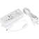 LED Tape Lighting Kit White Color Controllable, 16ft of Cut-and-Connect Professional Grade Lighting with Wired Controller
