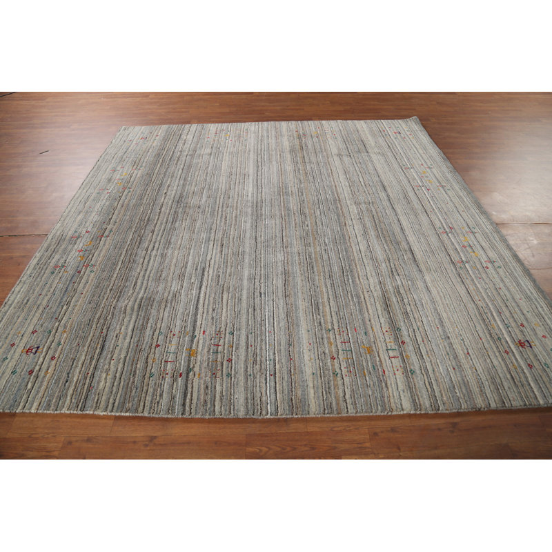 Tapis oriental rayé Gabbeh