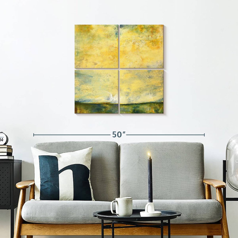 Blissfully Grounded, 26" H x 26" W