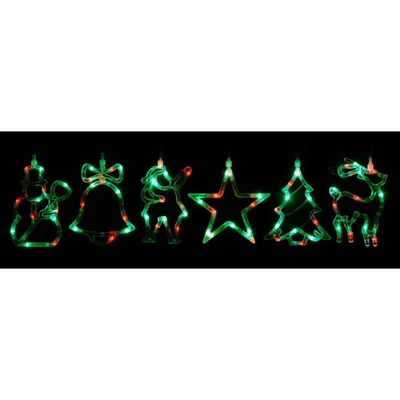 18cm LED String Lights, Red Green