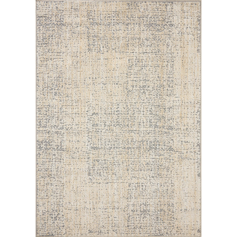 Amber Lewis x Loloi Bexley Natural / Slate Area Rug, Runner 2'7" x 12'