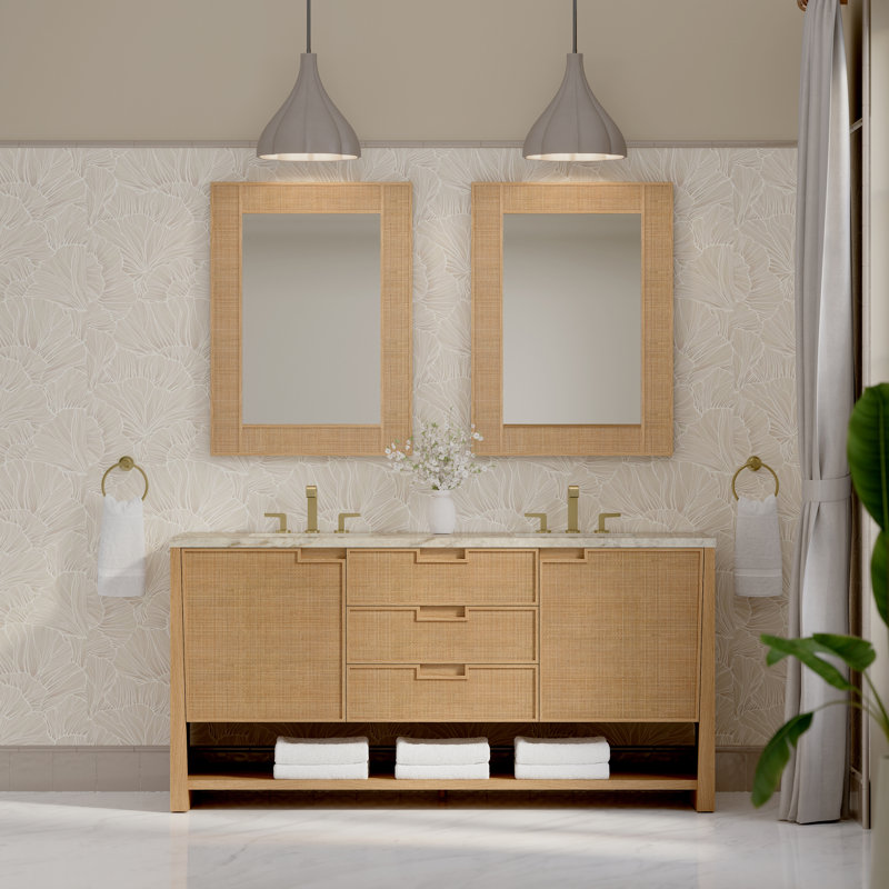 Solene 72 in. Double Vanity, Tajnar Eclos, Widespread