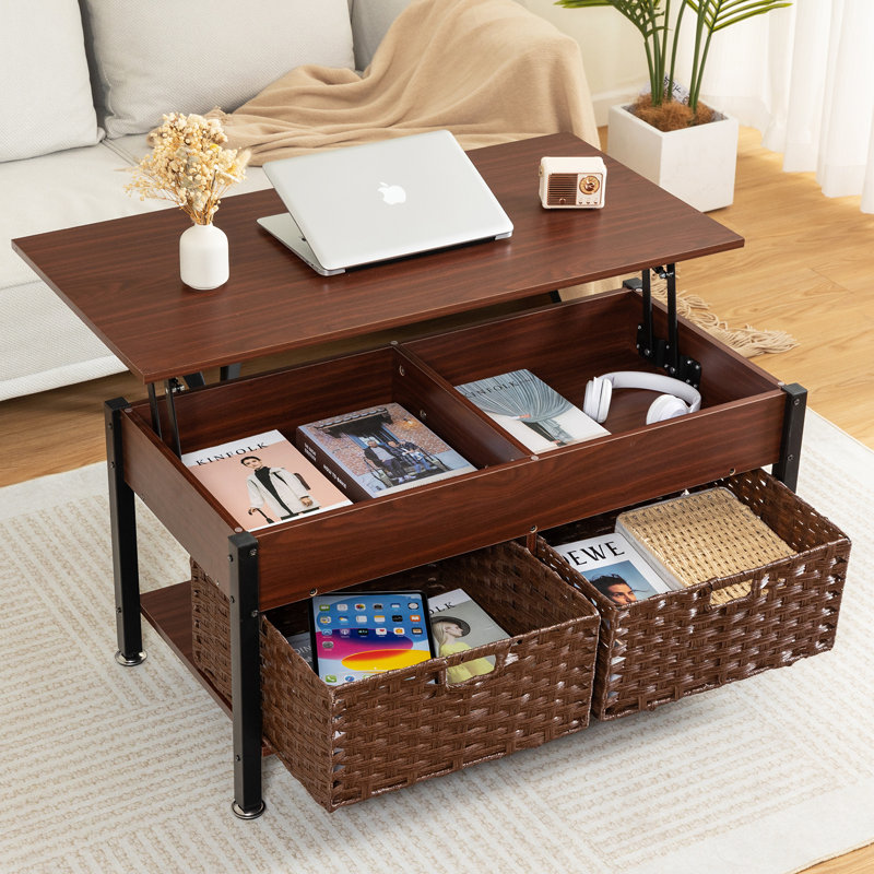 Table basse Seira, Brun