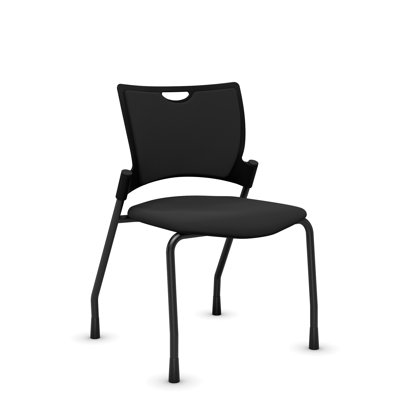 Bella Plastic Upholstered Stackable Chair from 9to5 Seating
