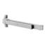 Serrures de porte à poussoir, barres anti-panique en acier au carbone pour portes de sortie, avec levier extérieur et 3 clés, quincaillerie de porte anti-panique à poussoir pour porte en bois et en métal, pour portes à gauche et à droite
