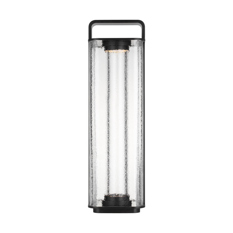 Flacara 24 Rechargeable Lantern, 23.4" H x 7" W x 7" D, Brown