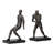 Atlas Sculptural Athlete Bookends Set of 2 (Dark Bronze Metallic Finish)