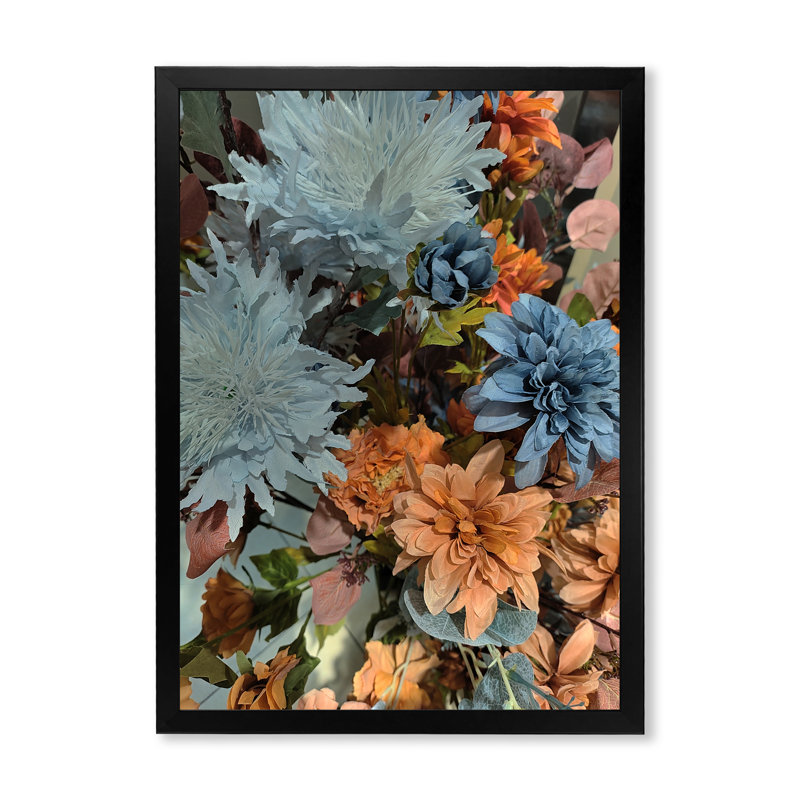 «Botanical Détail of Blossoming Flowers II», reproduction d'art sur toile encadrée, H 20 po x l 12 po x P 1 po