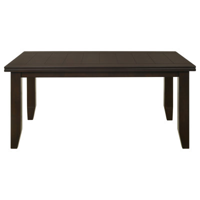 Dalila Rectangular 66-Inch Wood Dining Table Dark Grey