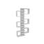 Bookcase With Geometric Shelves Rozalin-743725101