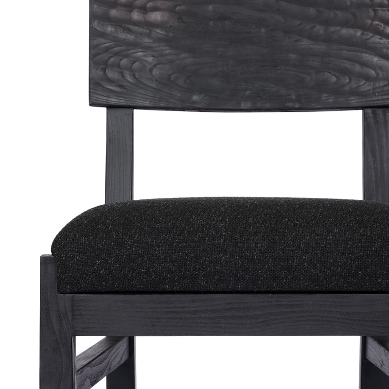 Lewiston Upholstered Dining Chair, Macerata Black