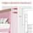 Twin Size Pink Suede Upholstered Platform Bed Frame with Adjustable Tufted Headboard, Sturdy Wooden Slats, Noise-Free, No Box Spring Needed, Easy Assembly - Pink-817405773-817405782