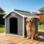 Niche pour chien durable et imperméable pour les grandes races avec protection UV et ventilation
