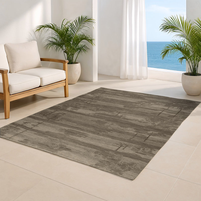 Tapis intérieur et extérieur ArtDeco, Rectangle 5 pi x 7 pi
