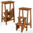 Cantrell 3 - Step Wood Lightweight Folding Step Stool-925388499