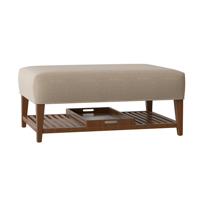 Carly Ottoman, Pecan, Peyton Navy Performance Twill