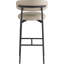 Tabouret de bar rembourré en cuir Lupita-840074833-840074840