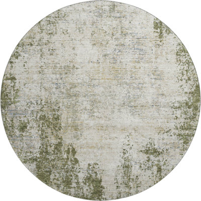 Premium Machine Washable Prisco Olive Rug
