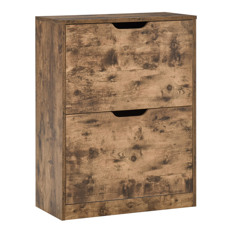 12 Pair Flip Down Shoe Storage