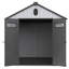 Remise de rangement en plastique et résine pour le jardin-119395236-119395235