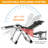 Zero Gravity Outdoor Chair, Folding Reclining Lounge Chair, Steel Frame Patio Recliner