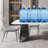 Ravion 6 - Person Faux Marble Top Double Pedestal Dining Set-1127911267