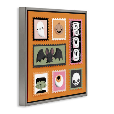 Cadre flottant Spooky Cute Halloween Stamps, design par Sarah Hickman