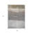 3' X 5' Taupe And Gray Abstract Washable Indoor Outdoor Area Rug