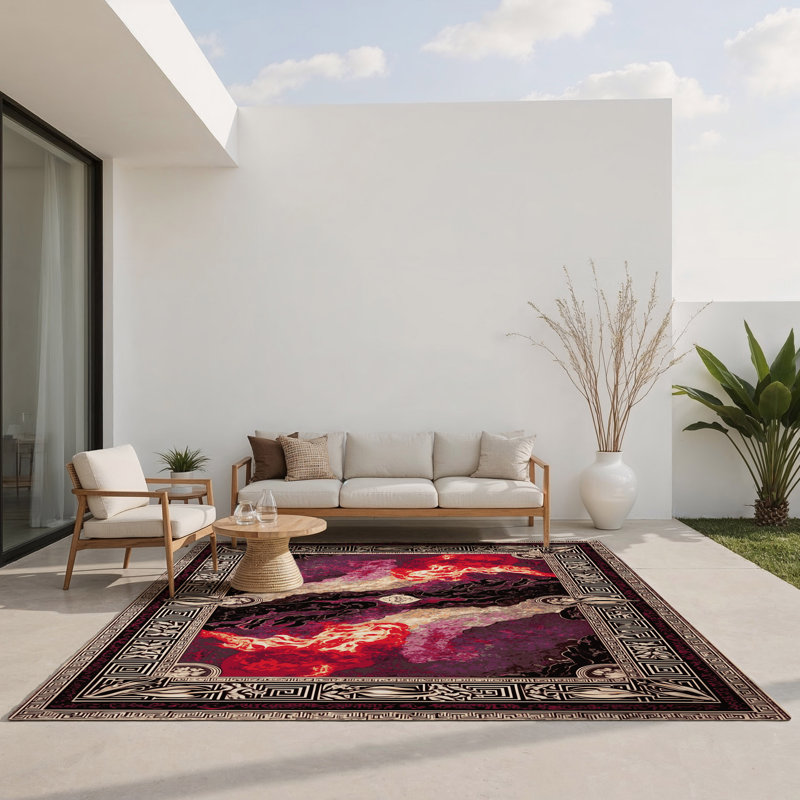 Golden Fleece Indoor And Outdoor Area Rug, Rectangle 9' x 12'