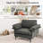 Leffen Upholstered 42 " Fabric Sofa-1700653238