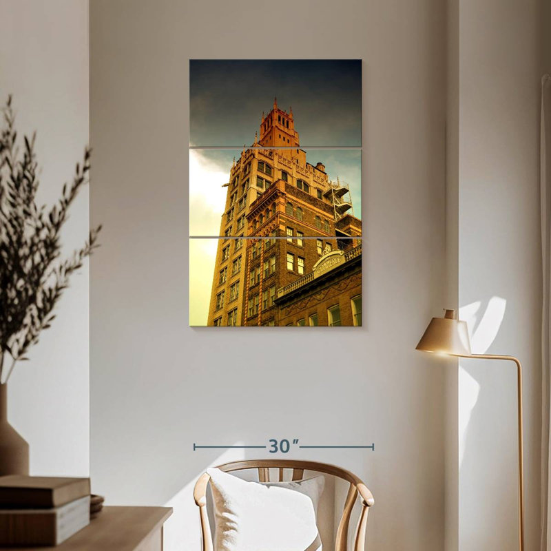 Lilie Asheville Jackson Building, 57" H x 36" W