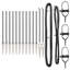 Fence Posts Manual 13 Pcs Galvanised Steel-989592491-989592489