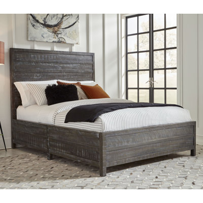 Lit standard en bois massif Randal
