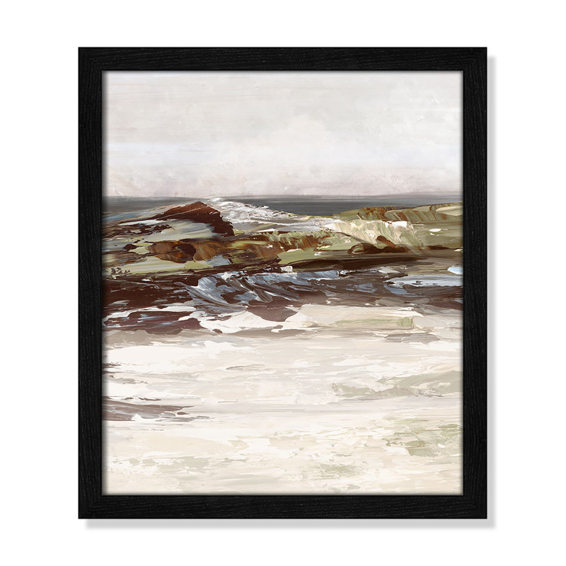 Stoney Peak Print by Casa Fine Arts, Black Framed Print without Mat, 15" H x 13" W x 0.75" D