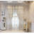 2 Panels Luxury European Curtains For Bedroom Elegant Thermal Insulated Grommet Top Double Living Room Doors Blackout Curtain And Lace Double Layer Flower Embroidered Tulle Sheer (Beige, 54"* 84“)-1802780744