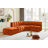Isleen Upholstered Curved Sectional with Ottoman Reversible-89266683