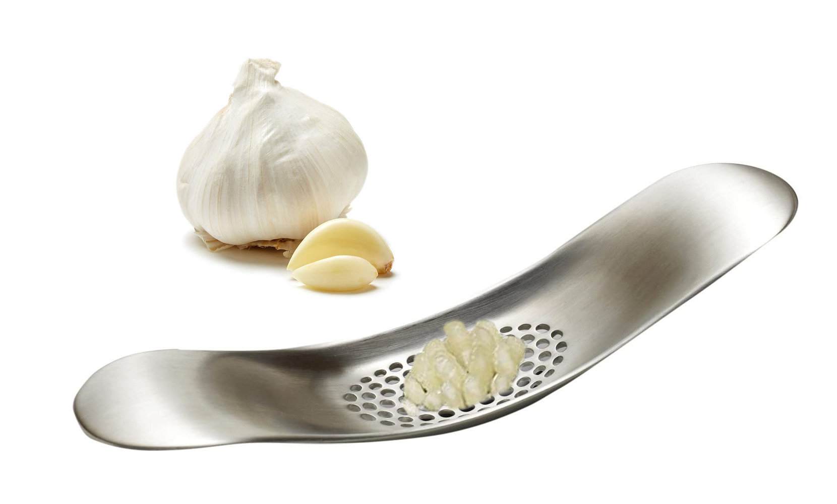 Garlic Press and Peeler Set With Silicone Peeler & Brush Online