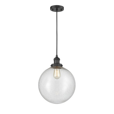 Luminaire sphère suspendu 1 lumières simple Lorene