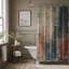 Rideau de douche Vintage Color Grunge-2030599273