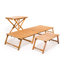 Longue table pliante