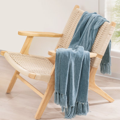 Jeté en chenille douce