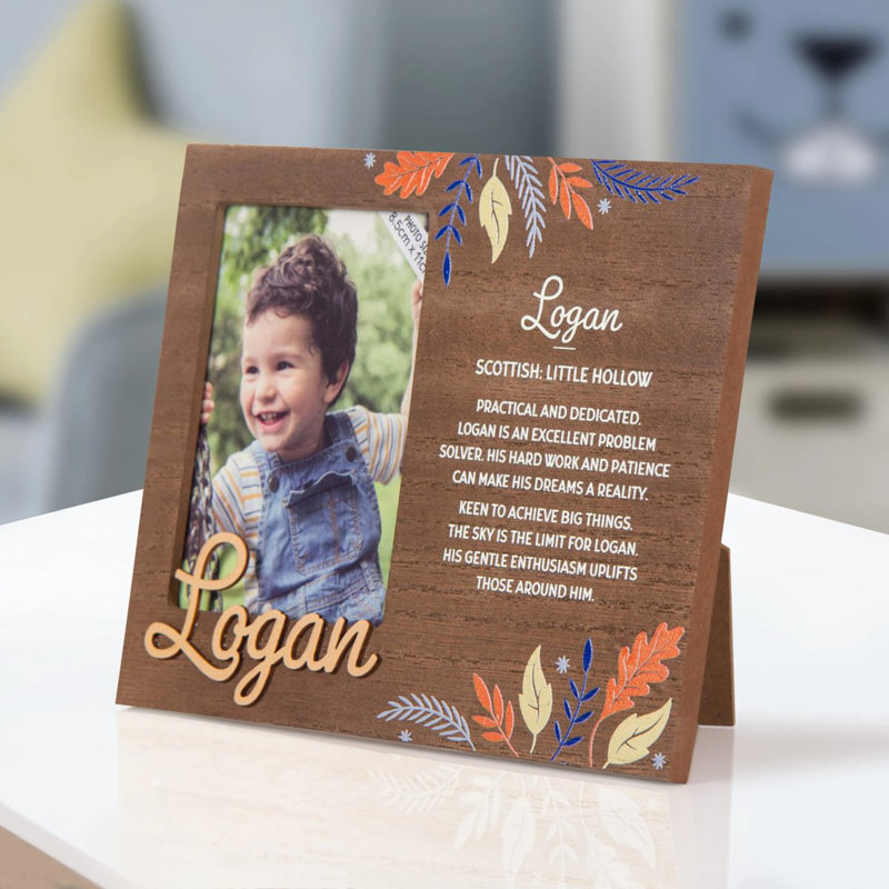Hazella Tan Solid + Manufactured Wood Picture Frame