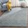 Tulane Hand Woven Wool/Cotton Geometric Rug in Blue