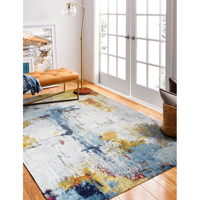 Tapis Ibrahim POLYPROPYLÈNE, Rectangle 5 pi x 7 pi 6 po