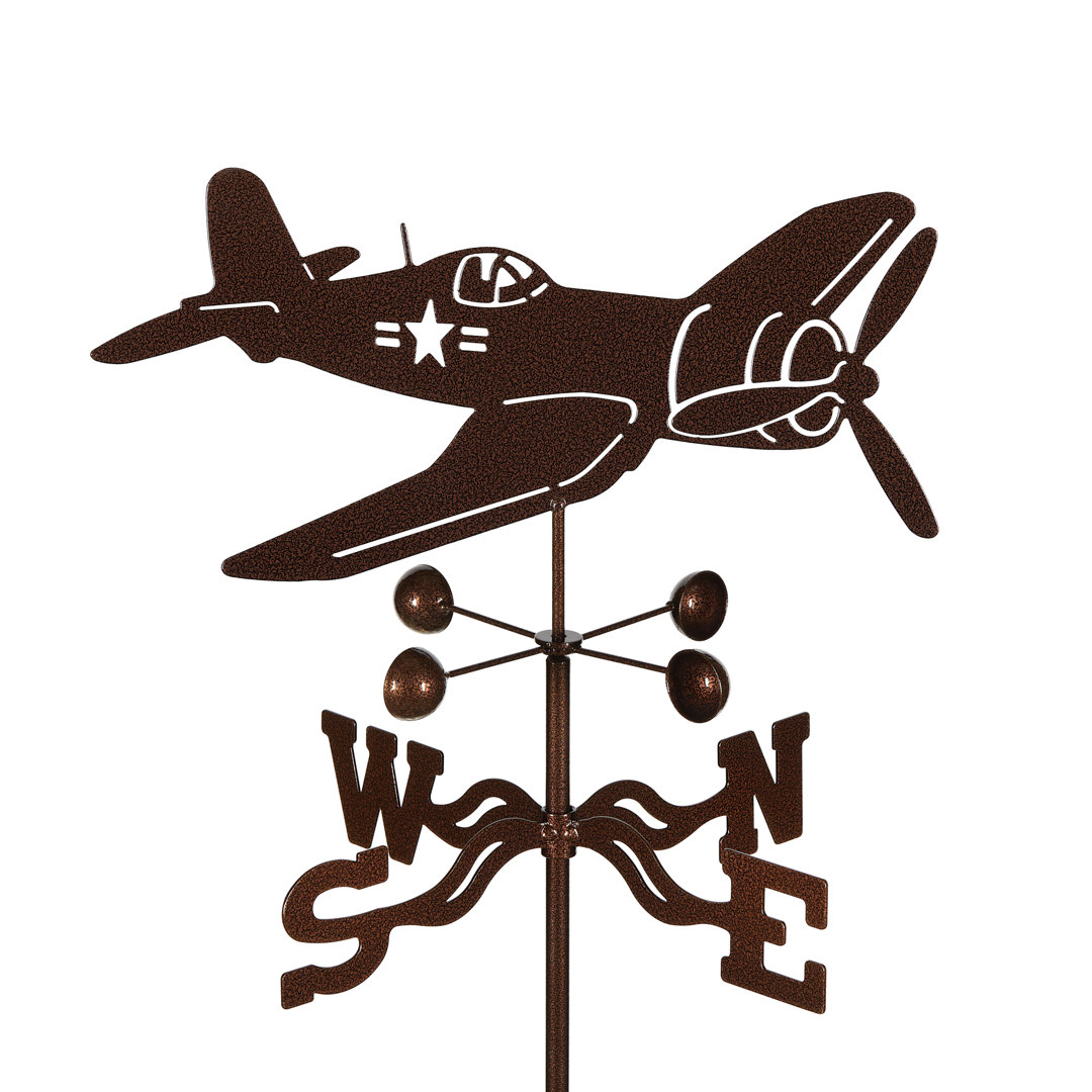 Wilsey 28'' H Transportation Weathervane Williston Forge Mount 