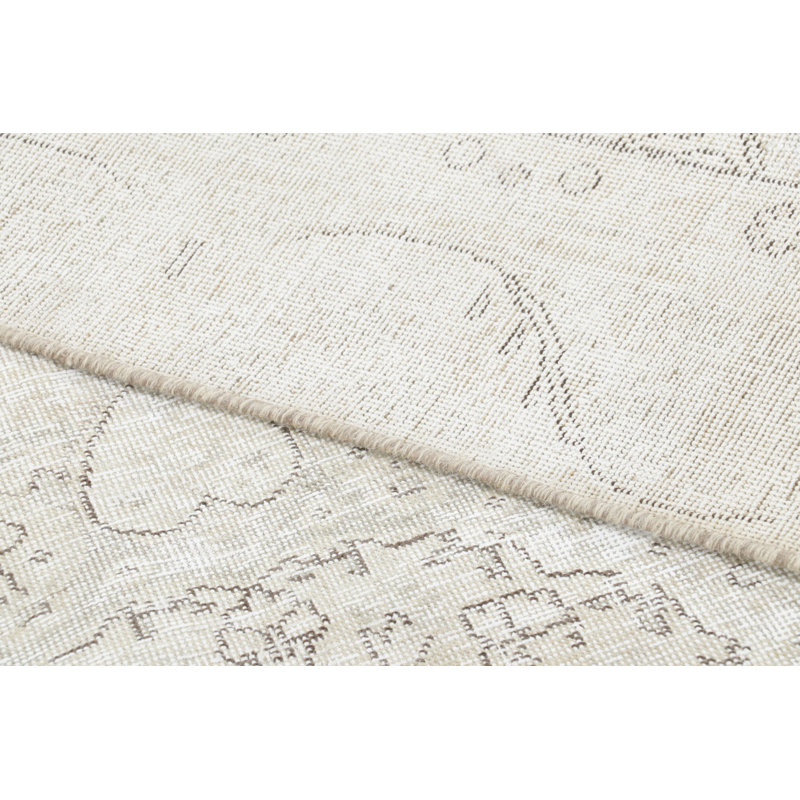 Distressed One-of-a-Kind 7'6X10'2 Hand Knotted Area Rug