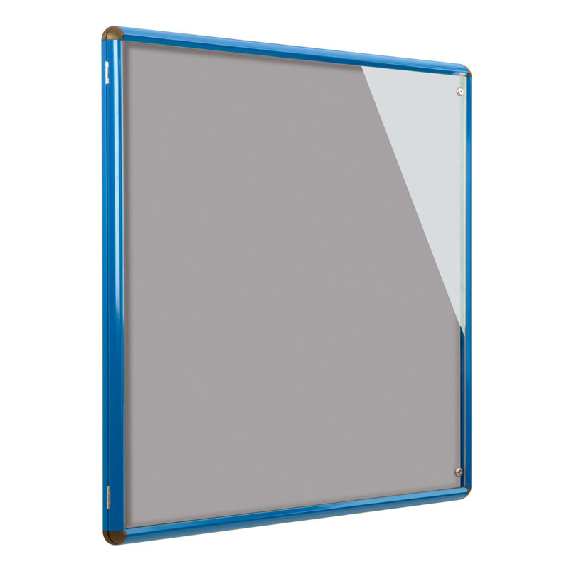 Wall Mounted Bulletin Board, Light Grey, 120 cm H x 180 cm W